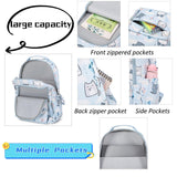 Mfikaryi Backpacks for Girls Cute Cat Backpack Elementary School Backpack Students Bookbag for Girls