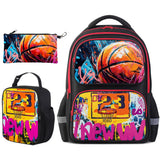 Neramty School Backpack for Boys, Basketball Backpack for Kid Backpack Suitable for 6-18 Kid, for Children Teens Elementary Middle School Bookbag Travel Back.