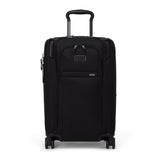 TUMI - Alpha Dual Access Expandable Carry-On Luggage - Zipper Expansion - Durable Ballistic Nylon Lightweight Suitcase -TSA Lock Tracer - Black