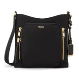 TUMI - Voyageur Tyler Crossbody - Nylon Crossbody Bag - Business, Travel Bag - Stain, Water-Resistant - Stylish Purse - Black & Gold