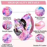 VASCHY Sling Bag for Women, One Strap Over the Shoulder Crossbody Small Backpack Chest Bag for Hiking/Travel/Outdoor Galaxy