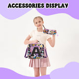 Meetbelify Backpack for Girls Letter Backpacks for Elementary Student Teen Girls Cute School Bag Kids Bookbag for Kids 8-10
