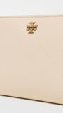 Tory Burch Women's Mercer Pebbled Wallet Crossbody, New Cream, One Size