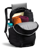 The North Face Router Everyday Laptop Backpack - Daypack, Water Repellent, Laptop Sleeve, Reflective Details, TNF Black/TNF Black-NPF, One Size