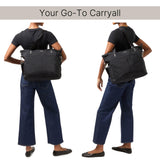 Baggallini Carryall Laptop Tote - Medium 12x19 Inch Travel Crossbody Shoulder Bag