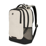 SwissGear 5505 Cecil 16” Laptop Backpack Cream/Black – Daily Laptop Bag with Gear Attachment Options – Multiple Organizer Pockets & Padded Shoulder Straps