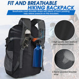 IGOLUMON Hiking Backpack 40L Packable Lightweight Camping Backpack Men Women Waterproof Hiking Daypack Outdoor Travel Daypack,Black