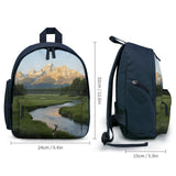 Teton Peaks Backpack - 12.6 Inch Casual Daypack with Multi-Pockets BookBag for Daily Essentials