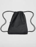 Nike Unisex Heritage Drawstring Bag (13L), Black/Black/White, MISC
