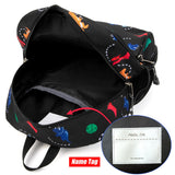 JinBeryl Toddler Backpack for Boys or Girls, Little Kids Backpack for Preschool or Kindergarten (Dinosaur Black, Small)