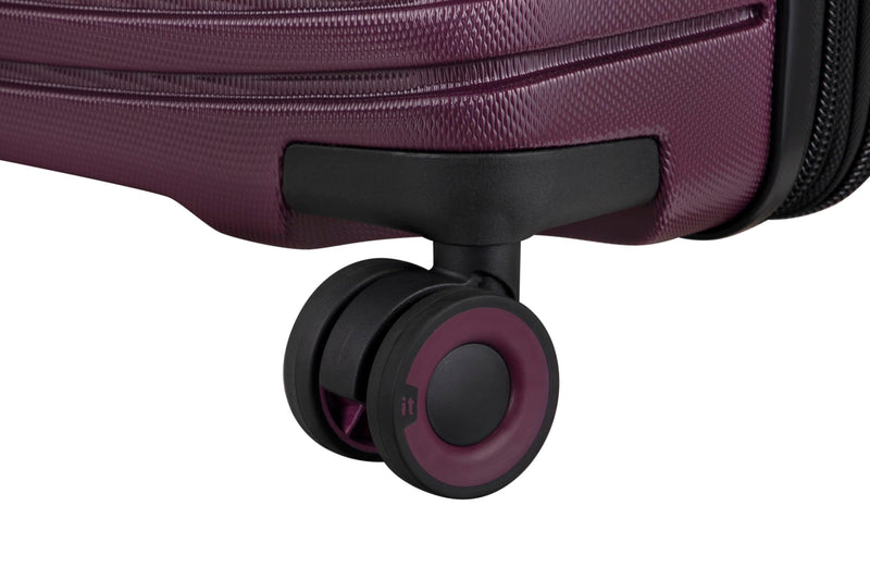 It Luggage Precursor Titan 21" Hardside Carry On 8 Wheel Expandable Spinner, Fine Wine