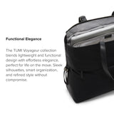 Tumi Womens Cam Large Tote Black/Gunmetal One Size