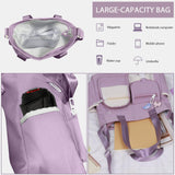 Women's Messenger Bag - Professional Crossbody Work Satchel Stylish Office Purse for Business Travel & Commuting(Purple)