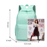 Reqinqin SUNEIGHT 30L Girls School Backpack Waterproof Large Capacity-Lightweight Travel Bookbag for Elementary Students Ages 6-18 Years Old,Durable Toddler Backpack for Kids (Green)