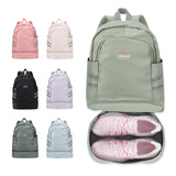 coofay Gym Backpack For Women Waterproof Sports Backpack With Shoe Compartment Lightweight Travel Backpacks Small Gym Bag Dance Volleyball Backpacks