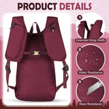 EgoNova 12L Ultralight & Thin Packable Daypack, Small Foldable Hiking Backpack Travel Bag, Water Resistant Day Pack for Men Women