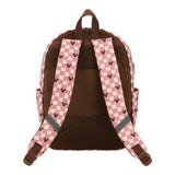 Disney Mickey Mouse Adult Pink Checkered 16.5" Travel Backpack