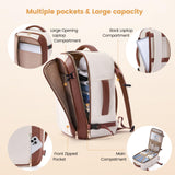 LOVEVOOK 40L Travel Backpack for Women,Carry on Luggage Backpack Flight Approved with 3 Packing Cubes,Waterproof Personal Item Travel Bag fits 17 Inch Laptop,Overnight Weekender Business Daypack