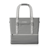 RTIC 2-in-1 Chillout Bag Soft Insulated Cooler Tote, Portable, for Lunch, Beach, Travel, Drink, Beverage, Car, Camping, Picnic, 24-Can Capacity, Grey
