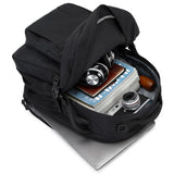 abshoo Classical Laptop Travel Backpack for Women Men College School Bookbag With USB Charging Port (Black)