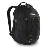 Fila Vertex Tablet and Laptop Backpack, Black/Neon