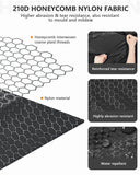 Gonex 80L Packable Travel Duffle Bag Foldable Duffel Bags for Luggage Gym Sports Camping Travelling Cycling Storage Shopping Water & Tear Resistant Black