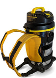 Strap Pack Backpack for Carrying Outdoor Wet Dry Vacuums or Water Coolers (Gold)