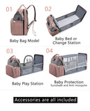 Diaper Bag Backpack with Changing Station: Pink Baby Bags for Girls Boys Mom with Large Capacity Pañaleras Para Bebe Niña Baby Girl Newborn Essentials Must Haves Baby Shower Gifts Baby Registry