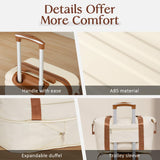 Coolife Suitcase Set 3 Piece Luggage Set Carry On Hardside Luggage with TSA Lock Spinner Wheels (Pink, 3 piece set (DB/TB/20))