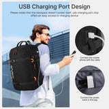 MOSISO 40L Travel Backpack for Women Men, Large Rucksack Duffel Bag Flight Approved Carry on Daypack with USB Charging Port, 15.6 inch Laptop Computer Backpack for Business Work Commute, Black