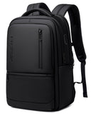 Fenree.geer Expandable Travel Laptop Backpack, 15.6 Inch Computer Backpack with USB Charging Port, Water Resistant Black Mens Laptop Bag