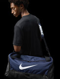 Nike Unisex Brasilia 9.5 Training Duffel Bag (Medium, 60L), Midnight Navy/Black/White, MISC