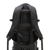 Amazon Basics Travel Laptop Backpack with Multiple Pockets and Compartments for 15.6 inch Laptop, Water Resistant, Spacious with Padded Shoulder Straps, Black