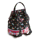 Vera Bradley Women's Disney Premium Cotton Original Drawstring Backpack, 101 Dalmatians, One Size