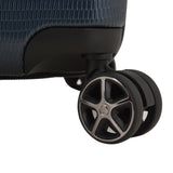 Traveler's Choice New London II Hardside Expandable Spinner Luggage, Navy, Checked-Large 29-Inch