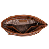 Montana West Crossbody Bags for Women Vegan Leather Western Cross Body Bag Handbag Shoulder Purse with Detachable Guitar Strap MWC-185DBR