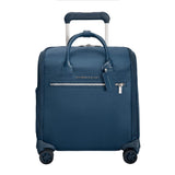 Briggs & Riley Wheeled Cabin Bag - Carry On Luggage for Travel, Suitcases with Wheels, Softside Rolling Bag for Men & Women, Interlocking Handle, Fits up to 13" Laptop - Rhapsody Collection, Navy