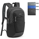 G4Free Packable Hiking Backpack 20L Lightweight Foldable Travel Daypack with Thickened Back Panel for Men Women(Black)