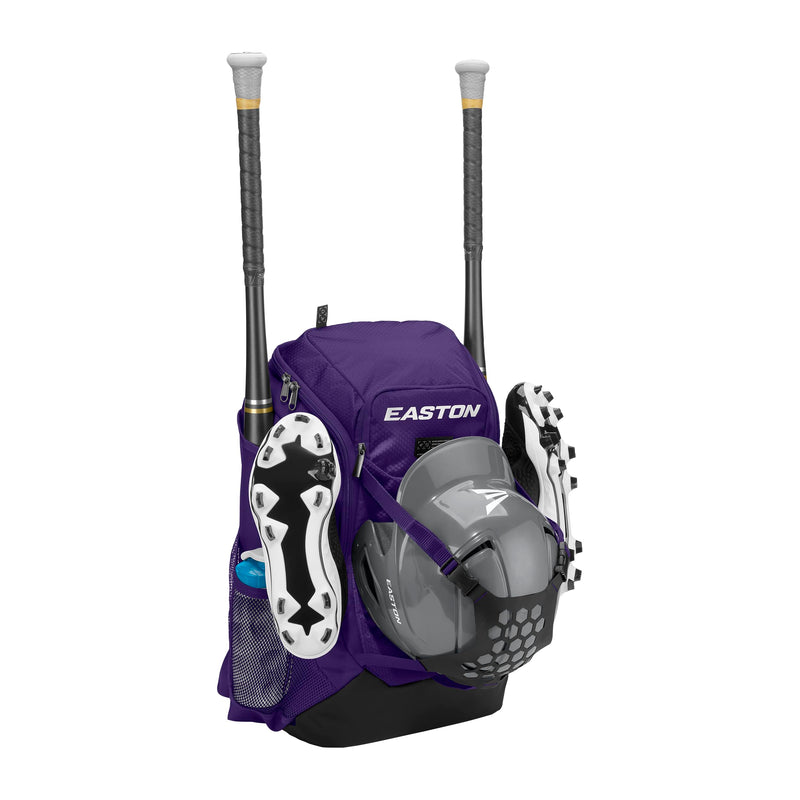Easton | Walk-Off NX Backpack Bag Series | Adult | Team Logo Embroidery Panel | Purple