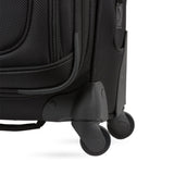 SwissGear Sion Softside Expandable Luggage – Large Checked Suitcase with 360 Degree Wheels & Retractable Handle – 29 Inch, Perfect for 7-9 Night Trips – Black