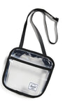 Herschel Supply Co. Unisex Classic Crossbody Bag, Clear/Black, 2.2L, Standard