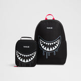 Hurley Unisex-Kids Graphic Backpack, Black/Black, One Size