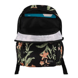 Roxy Women's Shadow Swell Backpack | Travel | Everyday Carry | Work | Gym | 21L | Recycled Polyester, Anthracite Island Escape
