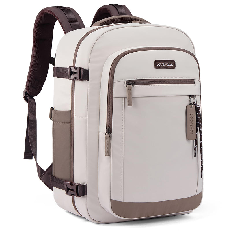 LOVEVOOK 40L Travel Backpack for Women, Airline Approved Carry On Luggage, TSA Personal Item Bag fits 15.6 Inch Laptop, Waterproof Weekender Overnight Suitcase for Work