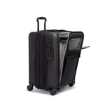 TUMI - Alpha Hybrid Continental Expandable 4 Wheeled Carry-On - Zip Expansion Suitcase for Extended Trips & Weekend Getaways - Black