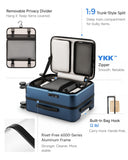 LUGGEX Carry On Luggage and 4 Set Packing Cubes Bundle – Travel Essentials
