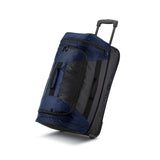 Samsonite Andante 2 Wheeled Duffel Bag – 22-Inch Durable Rolling Luggage with Inline Skate Wheels, Push-Button Handle & Spacious Compartments – Travel-Friendly and Lightweight - Navy/Black