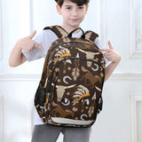 Glaphy Western Boho Tribal Cowboy Vintage School Backpack Lightweight Laptop Backpack Student Travel Daypack with Reflective Stripes