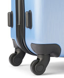 Calvin Klein Women's Hard Side Upright Luggage Spinner Light Weight Suitcase, Forever Blue, Large