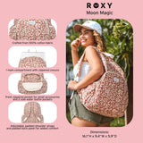 Roxy Women's Moon Magic Backpack | Travel | Vacation | Everyday Carry | Laptop Sleeve | Padded Straps | 22L - Sky Blue Surfenirs